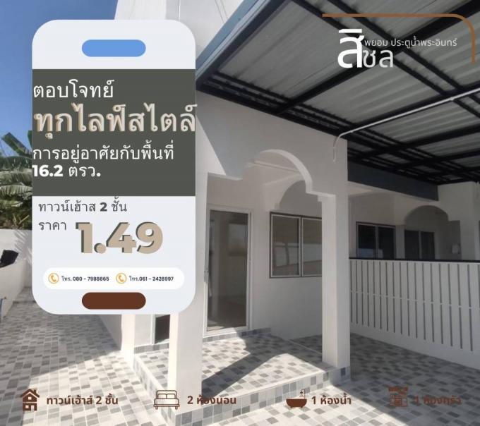  ขายบ้าน หมู่บ้านสิชลพยอมประตูน้ำพระอินทร์ คลองหนึ่ง อ.คลองหลวง จ.ปทุมธานี 12120 ภาพที่ 9